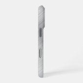 Modern Grey Texture Template iPhone Hülle (Rechte Seite)