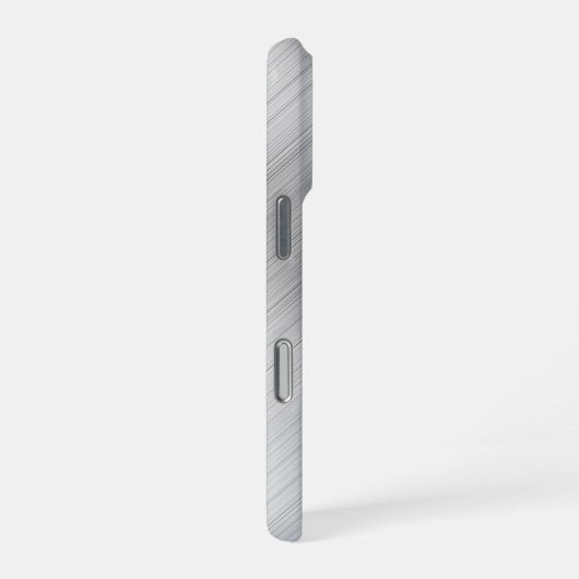 Modern Grey Texture Template iPhone Hülle (Rechte Seite)