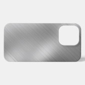 Modern Grey Texture Template iPhone Hülle (Rückseite (Horizontal))