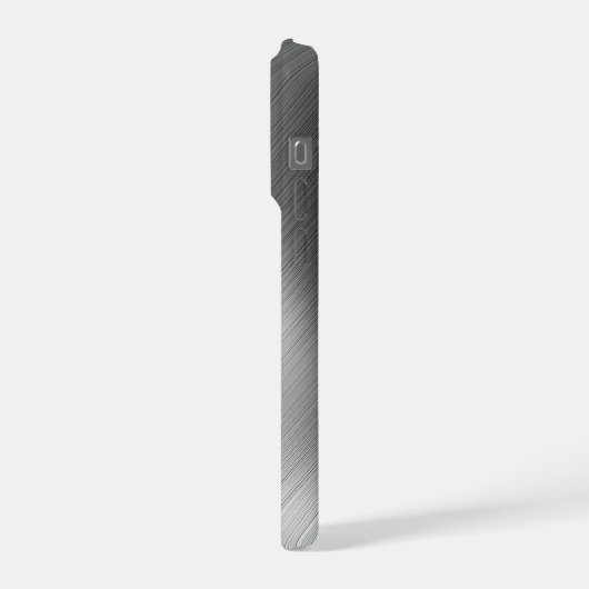 Modern Grey Texture Template iPhone Hülle (Linke Seite)