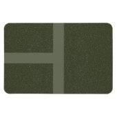 Modern Grid Moss Green Magnet - individuell anpass (Horizontal)