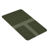 Modern Grid Moss Green Magnet - individuell anpass (Rechte Seite)