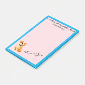 Modern Grooming Dog Personalized Collection Post-it Klebezettel (angewinkelt)