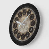 Modern Große Wanduhr (Winkel)