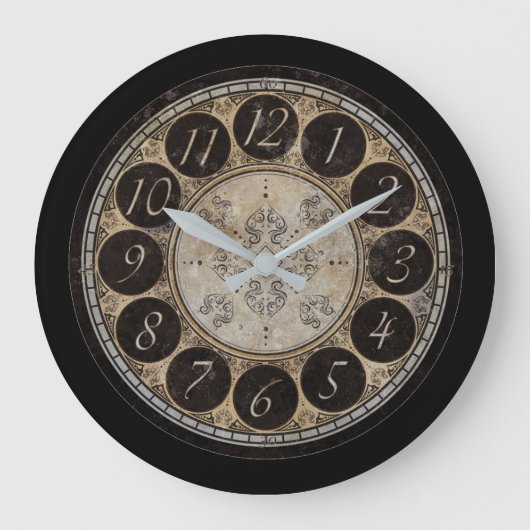 Modern Große Wanduhr (Vorderseite)