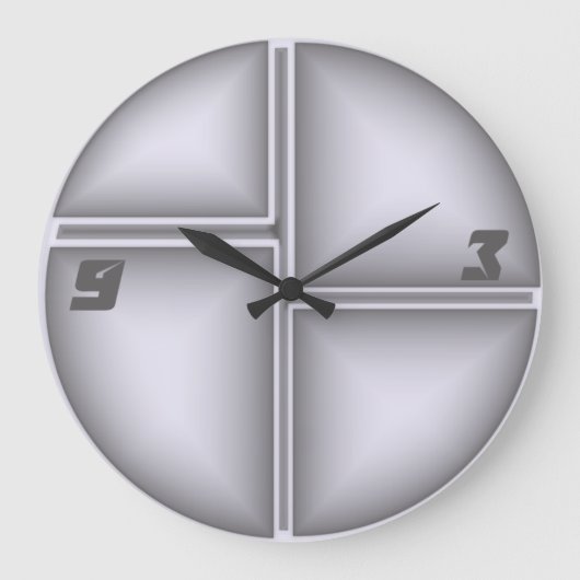 Modern Große Wanduhr (Vorderseite)