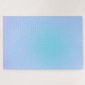 Modern grün blauer Farbverlauf Wasserfarbe Regenbo Puzzle (Horizontal)