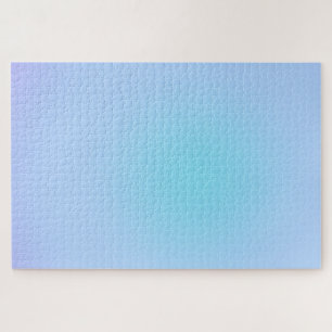 Modern grün blauer Farbverlauf Wasserfarbe Regenbo Puzzle