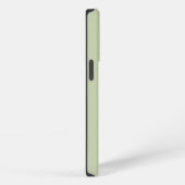 Modern Grün | Persönliche Initiale  iPhone Hülle (Rechte Seite)