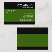 Modern - grün visitenkarte (Vorne/Hinten)