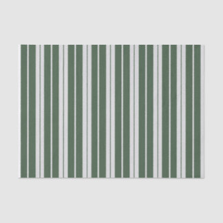 Modern grüner Streifen Seidenpapier
