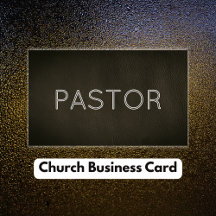 Modern Grunge Black Leather Church