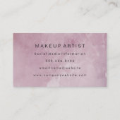 Modern Grunge Visitenkarte (Rückseite)