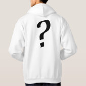 Modern Guess What Pregnancy Reveal Custom Hoodie (Rückseite)