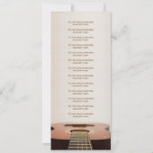 Modern Guitar Music Senior Recital Program List (Rückseite)