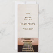 Modern Guitar Music Senior Recital Program List (Vorderseite)