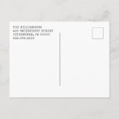 Modern haben wir das Adressenwechsel-Foto veränder Ankündigungspostkarte (Rückseite)