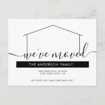 Modern haben wir das neue Zuhause-Foto-Moving für