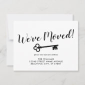 Modern haben wir die wichtigsten neuen Zuhause-Adr Ankündigung (Vorderseite)