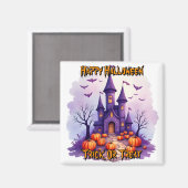Modern Halloween Spooky Cute Collection Magnet (Vorderseite/Rückseite)