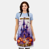Modern Halloween Spooky Cute Collection Schürze (Getragen)