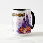 Modern Halloween Spooky Cute Collection Tasse (VorderseiteRechts)