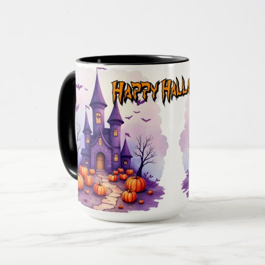 Modern Halloween Spooky Cute Collection Tasse (Vorderseite Links)