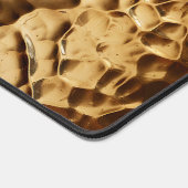 Modern Hammered Brass Custom Monogram Schreibtischunterlage (Ecke)