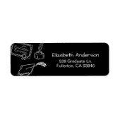 Modern Hand Drawn Graduation Invitation Return  (Vorne)