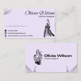 Modern Hand-Drawn Icon Business Card Visitenkarte