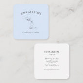 Modern, Hände mit Zauberstab und Sternen, Quadratische Visitenkarte (Vorne/Hinten)