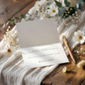 Modern Handwriting Heart Black and White Wedding Dankeskarte