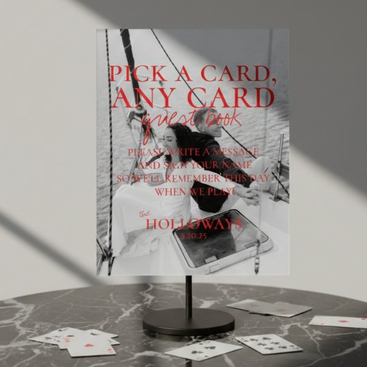 Modern Handwritten Overlay Photo Wedding Acrylschild