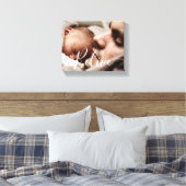 Modern handwritten script Believe Canvas Print Leinwanddruck (Insitu (Schlafzimmer))