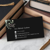 Modern Handwritten Script Graduate Name Card Visitenkarte