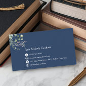 Modern Handwritten Script Graduate Name Card Visitenkarte