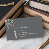 Modern Handwritten Script Graduate Name Card Visitenkarte