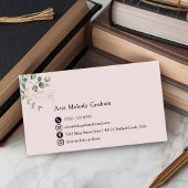 Modern Handwritten Script Graduate Name Card Visitenkarte