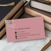 Modern Handwritten Script Graduate Name Card Visitenkarte