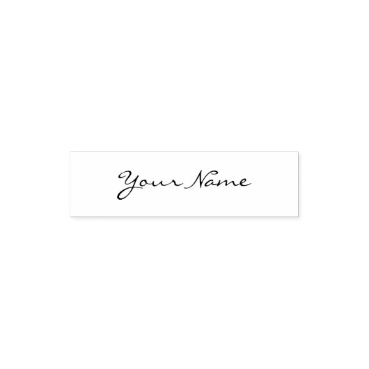 Modern Handwritten Signature Stylish Script Permastempel (Design)