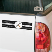 Modern handyman construction custom logo autoaufkleber (Auf Lkw)