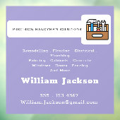 Modern handyman construction custom logo fensteraufkleber (Blatt 3)