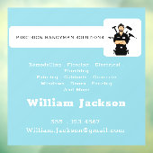 Modern handyman construction custom logo fensteraufkleber (Blatt 3)