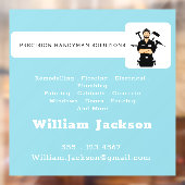 Modern handyman construction custom logo fensteraufkleber (Blatt 2)