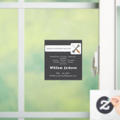 Modern handyman construction custom logo fensteraufkleber (Zuhause)