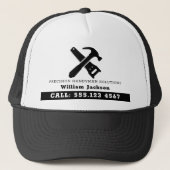 Modern handyman construction custom logo truckerkappe (Vorderseite)