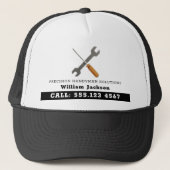 Modern handyman construction custom logo truckerkappe (Vorderseite)
