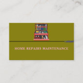 Modern handyman construction custom logo visitenkarte (Vorderseite)
