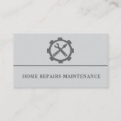 Modern handyman construction custom logo visitenkarte (Vorderseite)