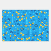 Modern Hanukkah Geschenkpapier Set (Vorderseite 2)